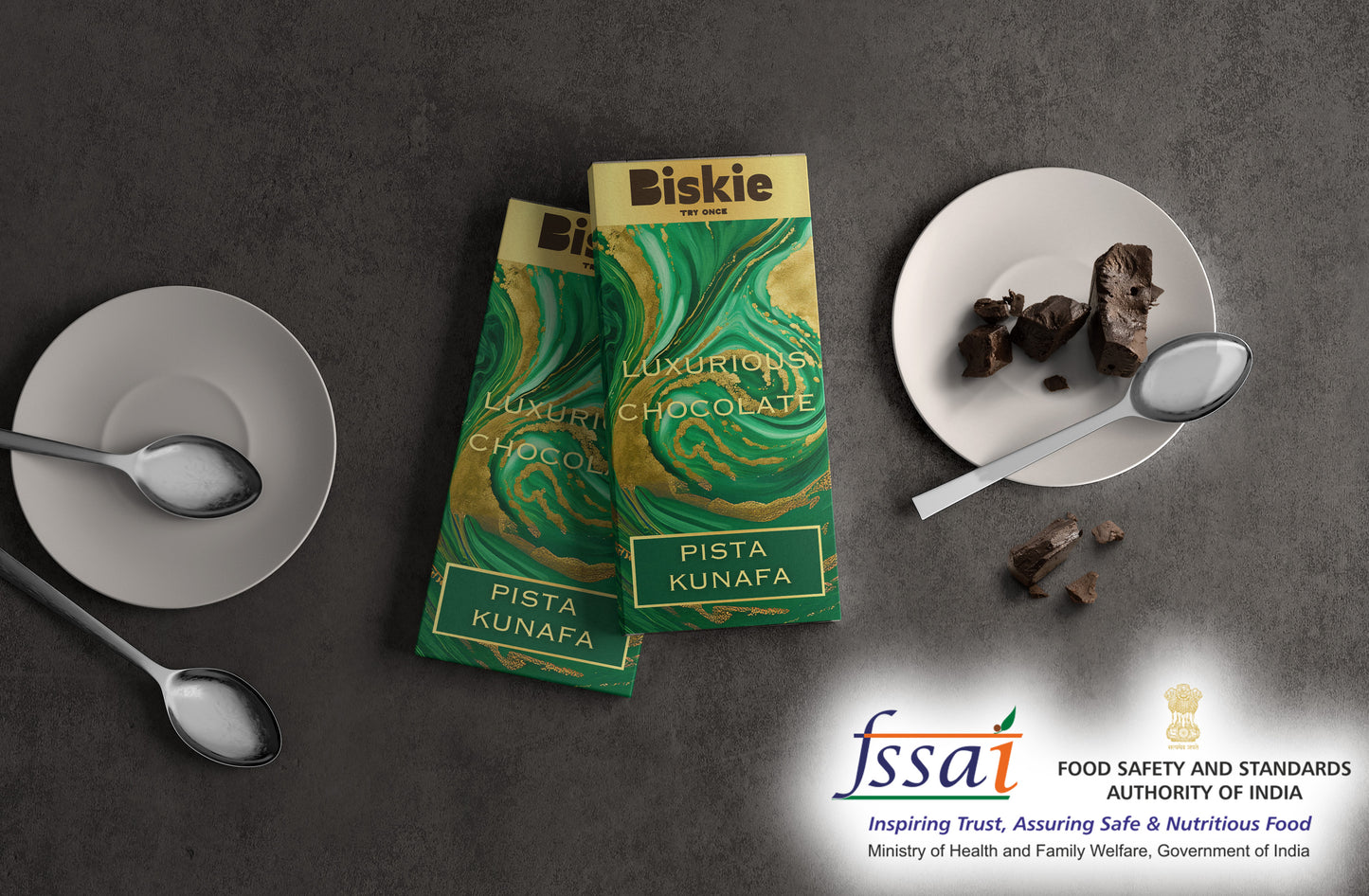 Pista Kunafa Luxury Chocolate 100g