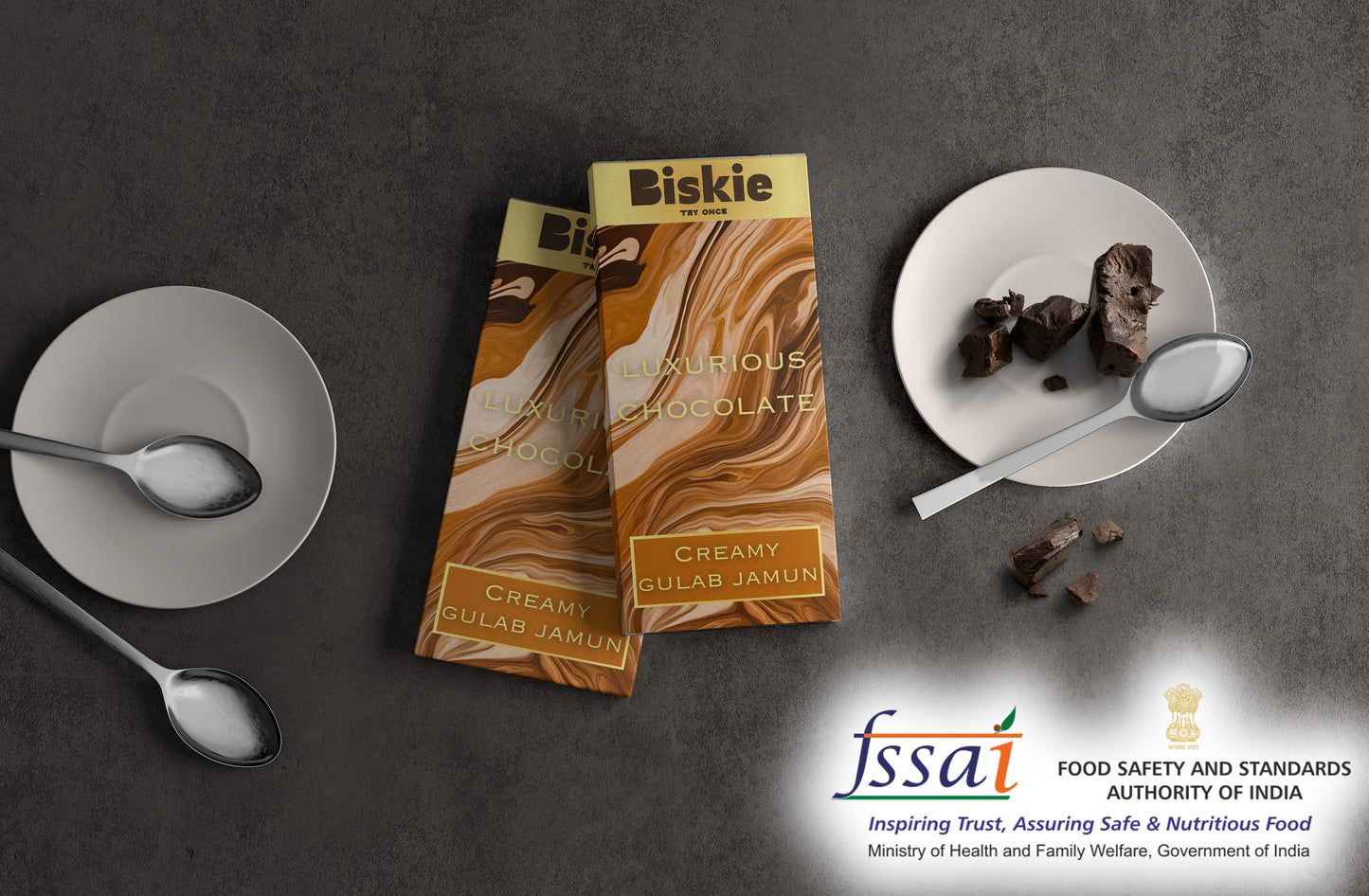 Creamy Gulab Jamun Luxury Chocolate 100g