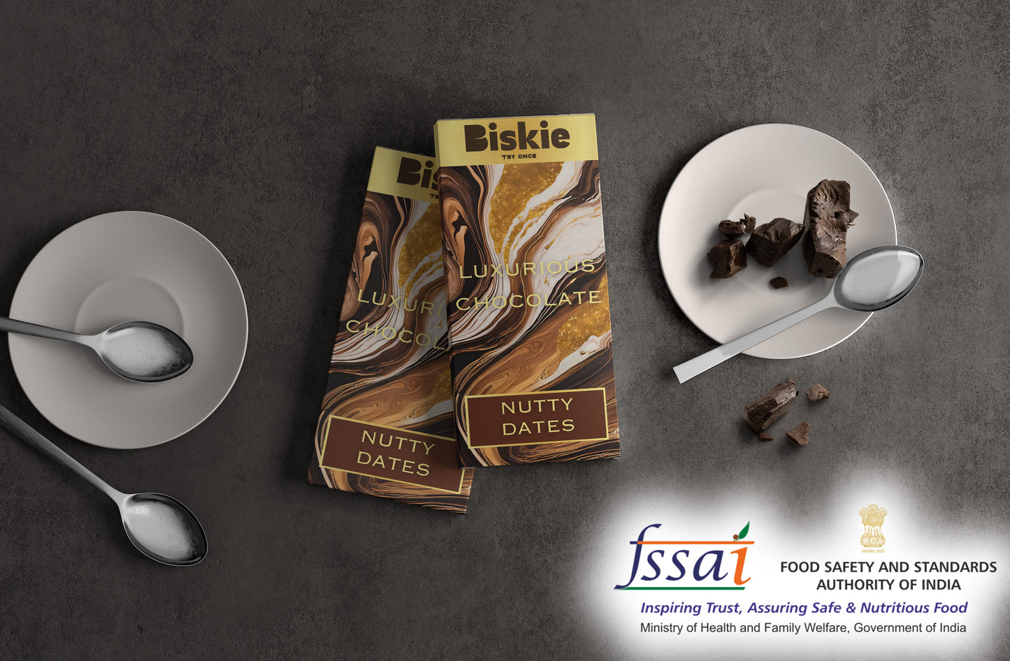 Nutty Dates Luxury Chocolate 100g